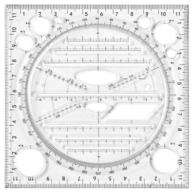 多功能尺子几何图形函数尺小学生