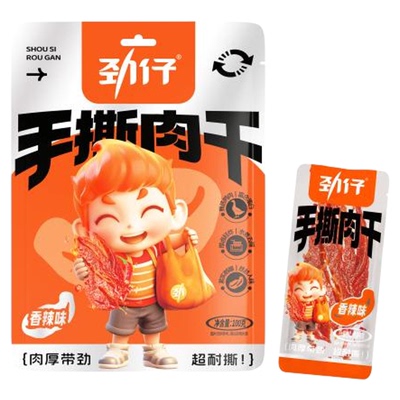 劲仔手撕肉干香辣味多口味可选