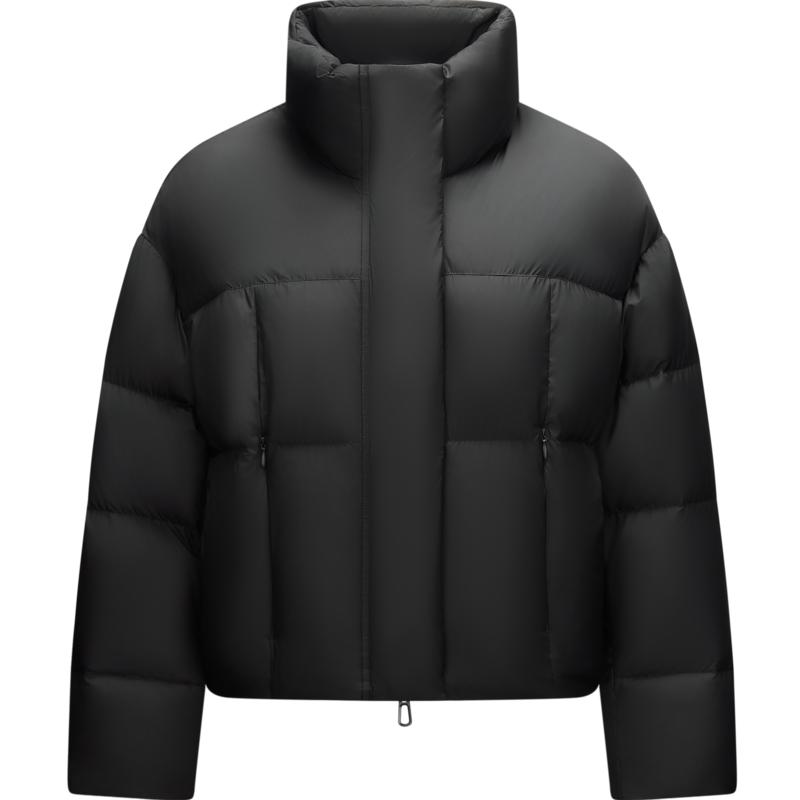 轻松|森马羽绒服女冬90绒子防泼水宽松立领简约时尚小个子面包服 轻松|森马羽绒服女冬90绒子防泼水宽松立领简约时尚小个子面包服