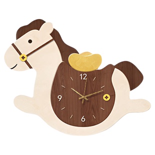 马上有钱钟表挂钟客厅2026新款电视背景墙装饰画卧室创意时钟壁灯