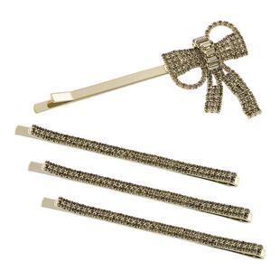 Riotlily/艾特里里灵动暗夜系列优雅叠戴发夹送女友礼物新年礼物