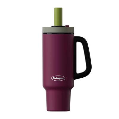 世大家速开陶瓷内胆吸管杯保温杯