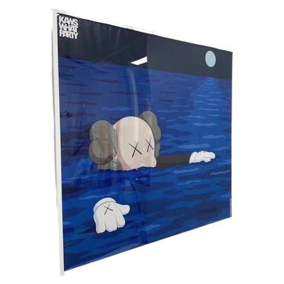 金属布博物馆kaws实木海报画框