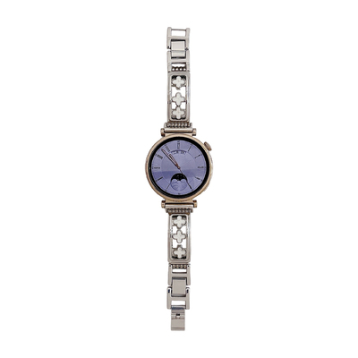 适用于华为GT6/5/4镂空四叶草手表带HUAWEIwatch5商务时尚OPPO watch X3女款手表带22mm小米watch5透气款