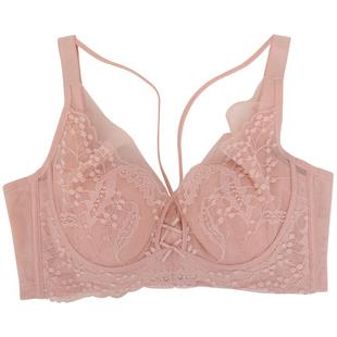 100%感觉百分百感觉C杯内衣网纱蕾丝调整薄款记忆钢圈文胸1594