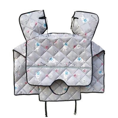 电动车挡风被春秋款四季通用夏季小电瓶摩托车双面防水防晒防雨罩