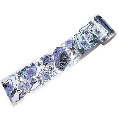 五宝文创PET手帐胶带花朵流麻DIY