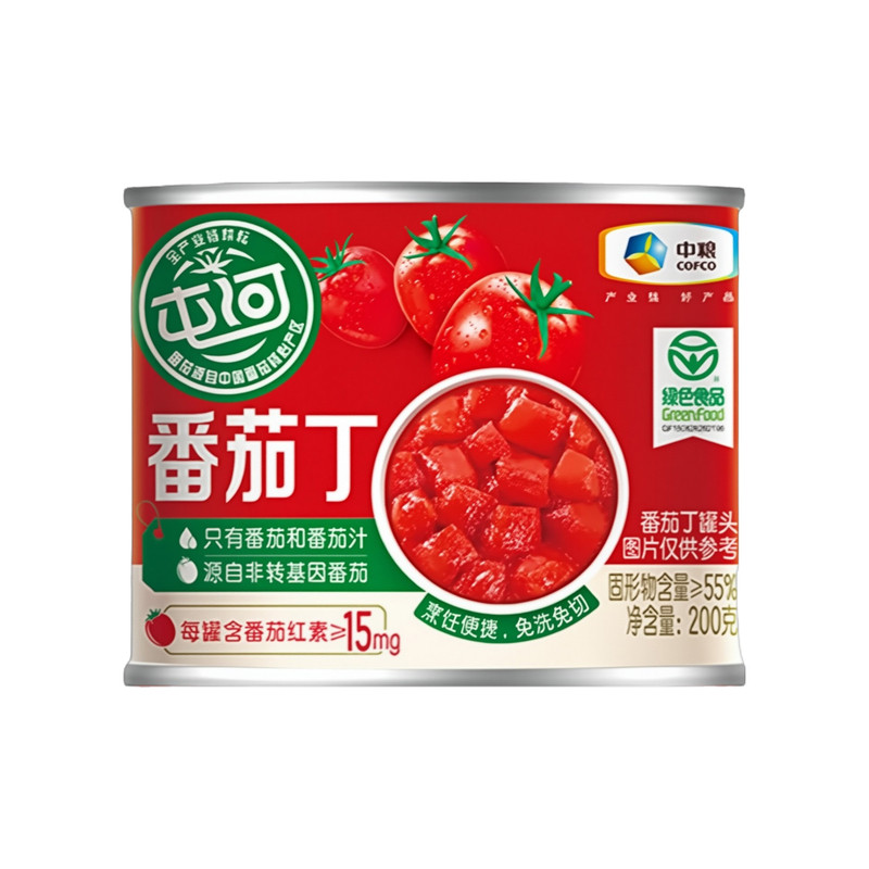 中粮屯河番茄丁200g新疆内蒙自然