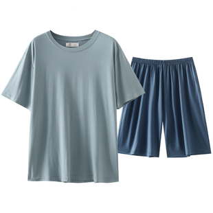 凉感睡衣男士夏季莫代尔棉绸短袖短裤家居服男款夏天薄款冰丝套装