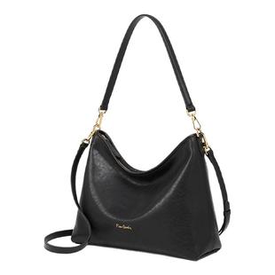 皮尔卡丹hobo软皮头层单肩大容量2025新款通勤腋下女包时尚斜挎包