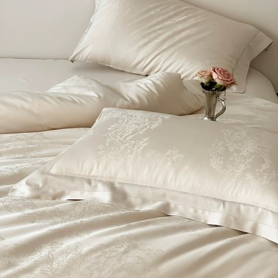 轻奢A类100支天丝棉四件套高级感被套床单笠冰丝夏凉被床上用品