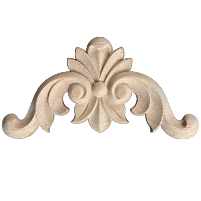 东阳木雕实木角花木雕花贴花