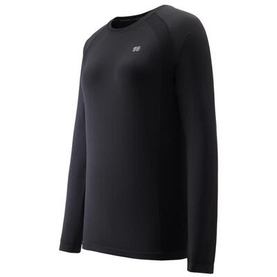 KOLON SPORT可隆户外休闲衣女士SEAMLESS无缝弹力圆领长袖T恤