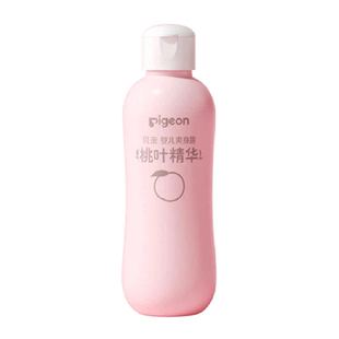 Pigeon贝亲新生婴儿专用桃叶水200ml*1瓶爽身露桃子水液体爽身粉