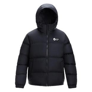 骆驼熊猫泡泡冬季羽绒服女黑色加厚保暖冬装面包服户外防寒外套男