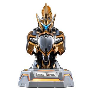 模寿先祖效应湖中骑士鎏金胸像氮化镓65W充电中心桌面充电站摆件