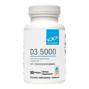 美国原装Xymogen赛默金维生素D3胶囊5000IU支持骨骼