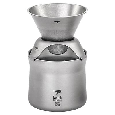 铠斯keith纯钛手冲咖啡壶过滤网