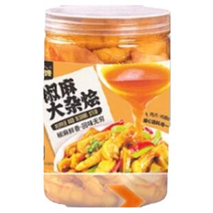 满山馋脆卤椒麻大杂烩500g麻辣贡菜无骨鸡爪即食熟食卤味零食小吃
