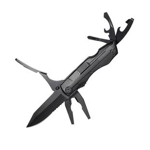 鸿丰户外多功能钳刀车载应急折叠工具防身小刀战术钳随身露营刀具