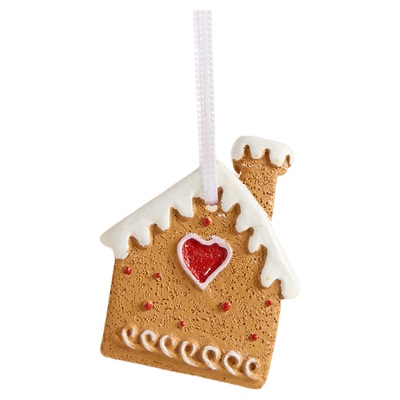 圣诞装饰品姜饼人挂件花环手绘