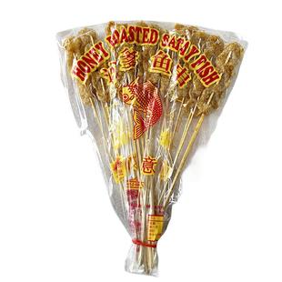 泰国进口如意牌沙爹鱼串70g童年回忆蜜糖鱼片素鱼片 儿时怀旧零食