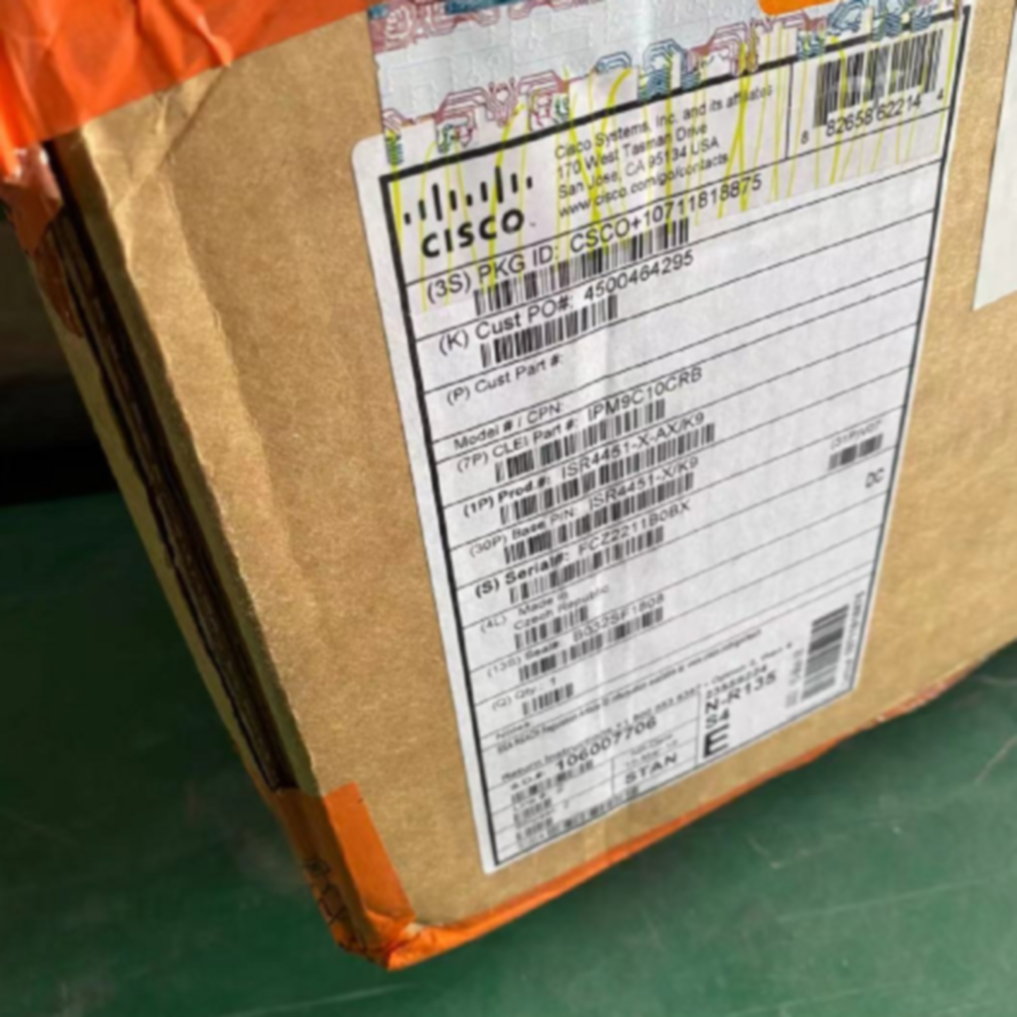 议价CISCO/思科 ISR4451-X/K9 企业级核心集成多业务路由器 全新