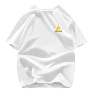 法国公鸡短袖t恤男装夏季ins潮牌潮流宽松加大码纯棉圆领印花体恤