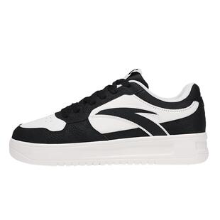 安踏男鞋板鞋子男夏季皮面舒适透气潮流轻质休闲鞋运动鞋小白鞋男