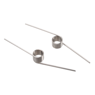 弹簧小扭簧304不绣钢丝0.8-0.9线径发夹180度90弯扭转V型扭力异形