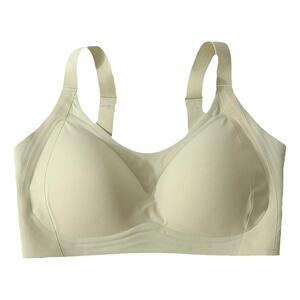 文胸无钢圈大码胖mm200斤薄款聚拢防下垂显胸小胸罩抹胸式无痕