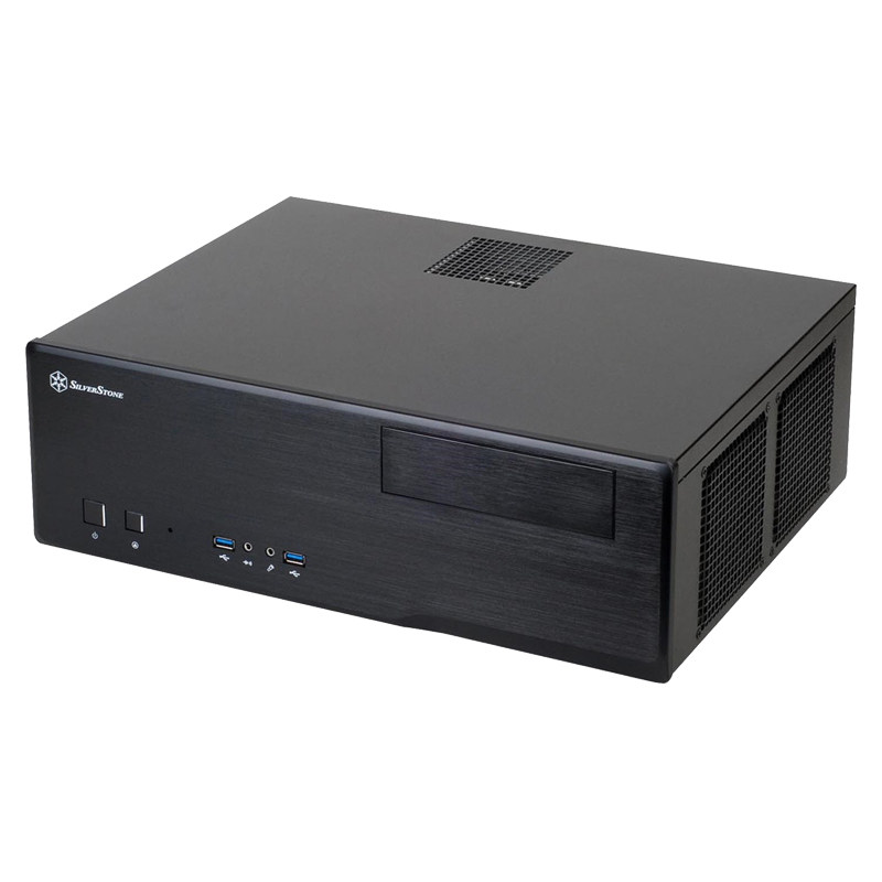 银欣 SilverStone GD05B 客厅 卧式机箱 matx 铝面板 支持长显卡