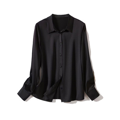 白色衬衫女高级感通勤法式上衣