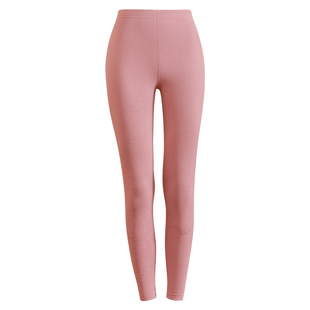 雪中飞羊毛蚕丝护膝保暖裤女双面磨绒蓄热高腰收腹打底秋裤秋冬季