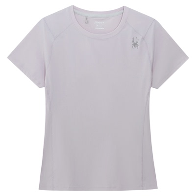 蜘蛛春夏女凉感舒适短袖圆领T恤