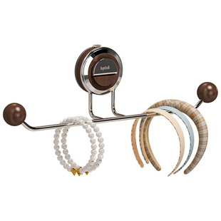 吸盘发箍收纳架挂墙皮筋头绳首饰整理神器卫生间挂钩发圈展示架