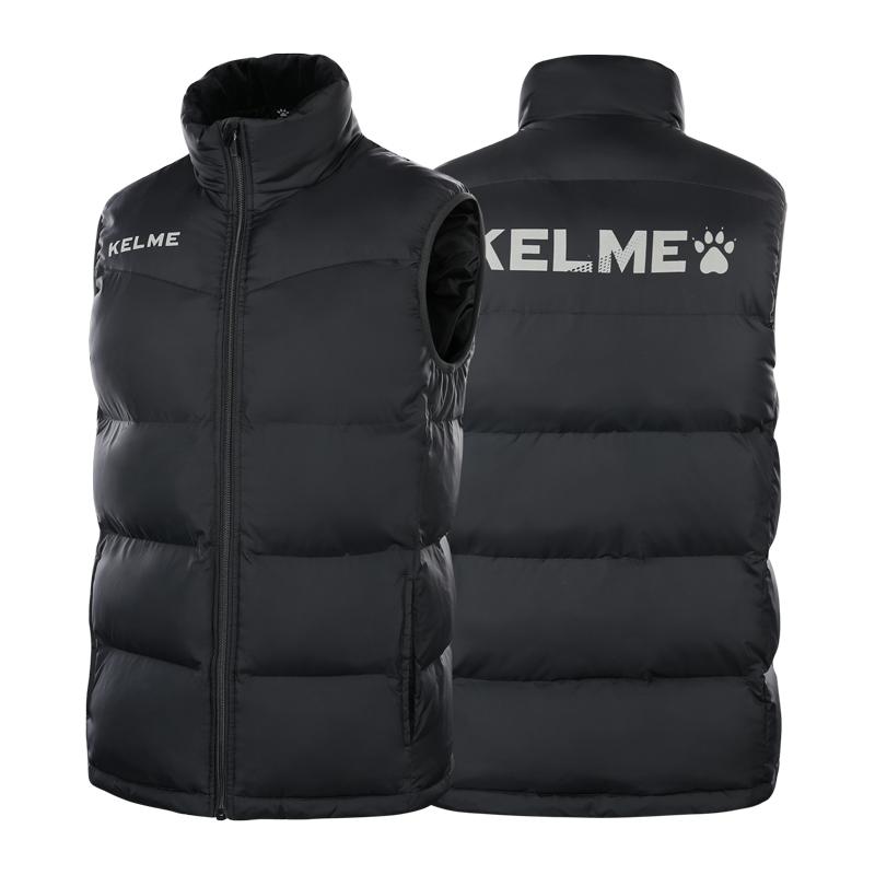 KELME卡尔美马甲加厚运动 男足球冬坎肩羽绒棉服亲子款背心马夹