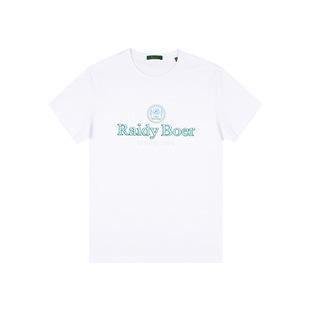 【抗勾丝】Raidy Boer/雷迪波尔男装2025年夏休闲圆领短袖T恤7116