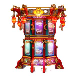 BrickBling适用于乐高80116福来运转灯饰透明展示盒2025新春灯光