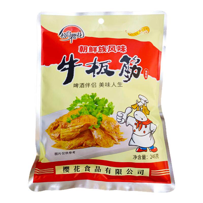 吉林市松岛樱花自拌牛板筋延边朝族香辣牛板筋喝酒菜即食下酒小菜