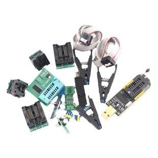 CH341A/B编程器免拆测试夹SOP8/16BIOS烧写线IC测试线芯片烧录座