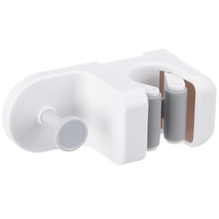 霜山拖把挂钩免打孔壁挂拖布夹卫生间浴室收纳粘钩家用无痕扫把夹