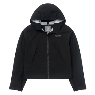 Discovery探索单薄冲锋衣夹克女2025秋季新款短款单冲外套运动服