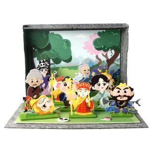 西游记三打白骨精儿童节生日礼物幼儿园立体绘本讲故事表演区道具