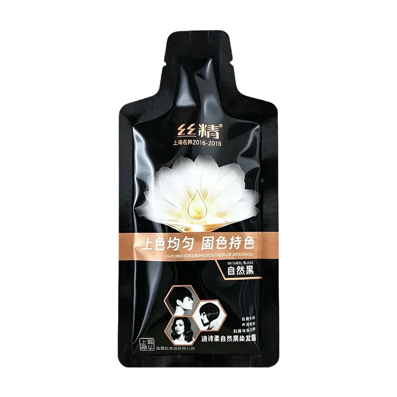 章华丝精迪诗柔自然黑清水染发霜