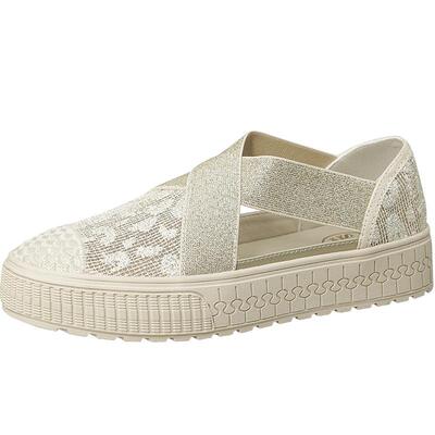 索菲娅透气厚底一脚蹬渔夫鞋