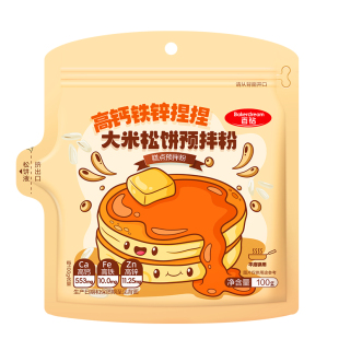 百钻高钙捏捏松饼粉100g家用早餐粉华夫饼铜锣烧面点蛋糕预拌粉