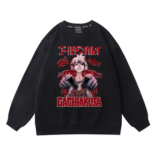 废渊战鬼动漫圆领卫衣路德同款周边cos服二次元男女无帽休闲痛衣