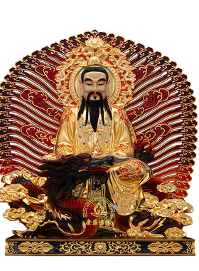 掐丝镶钻太上老君佛像客厅摆件