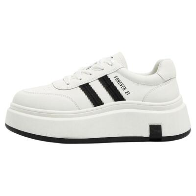 F21超厚底小白鞋女2026新款